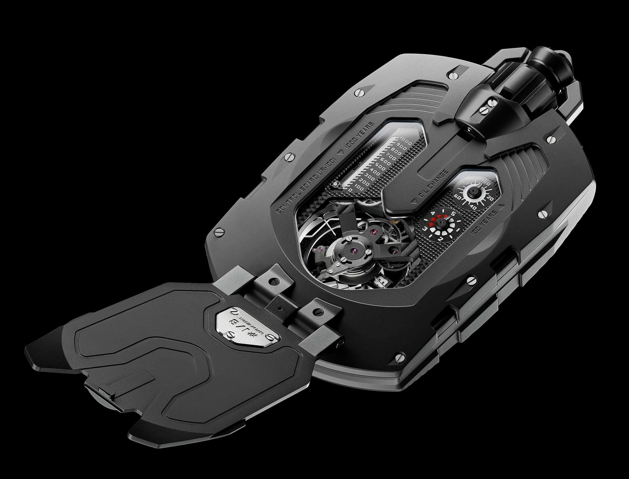 Urwerk Unveils UR-1001 ‘Amadeus’: A Hand-Engraved Pocket Watch With A Millennium Tracker official image 6