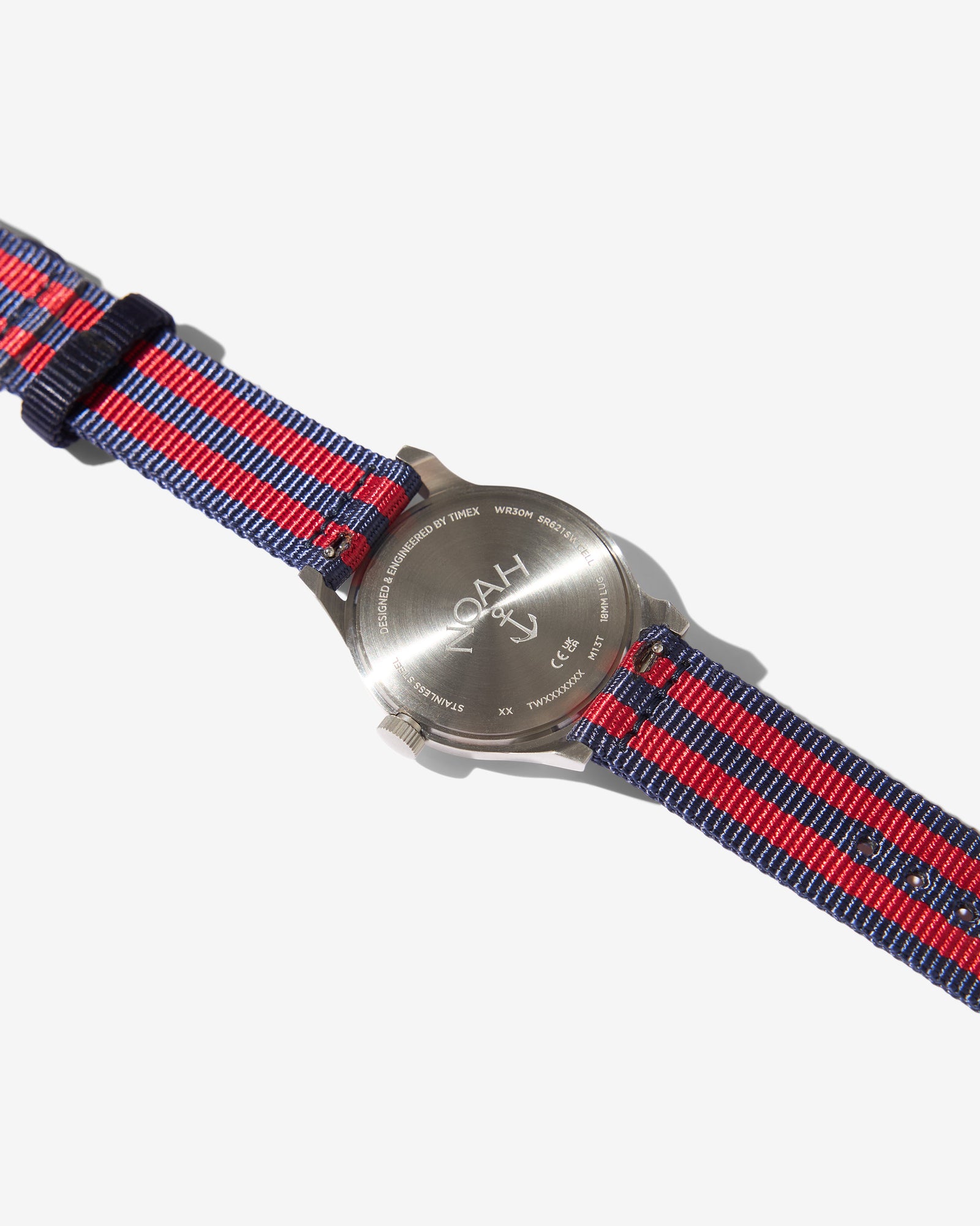 Noah x Timex MK1 Anchor caseback detail