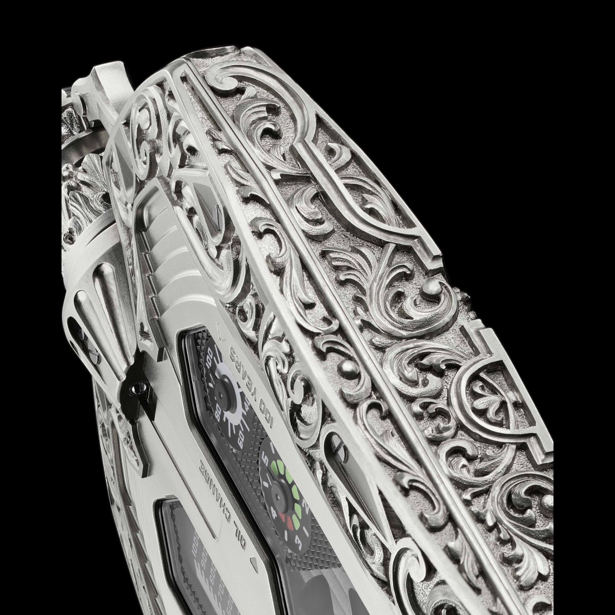 Urwerk Unveils UR-1001 ‘Amadeus’: A Hand-Engraved Pocket Watch With A Millennium Tracker official image 2