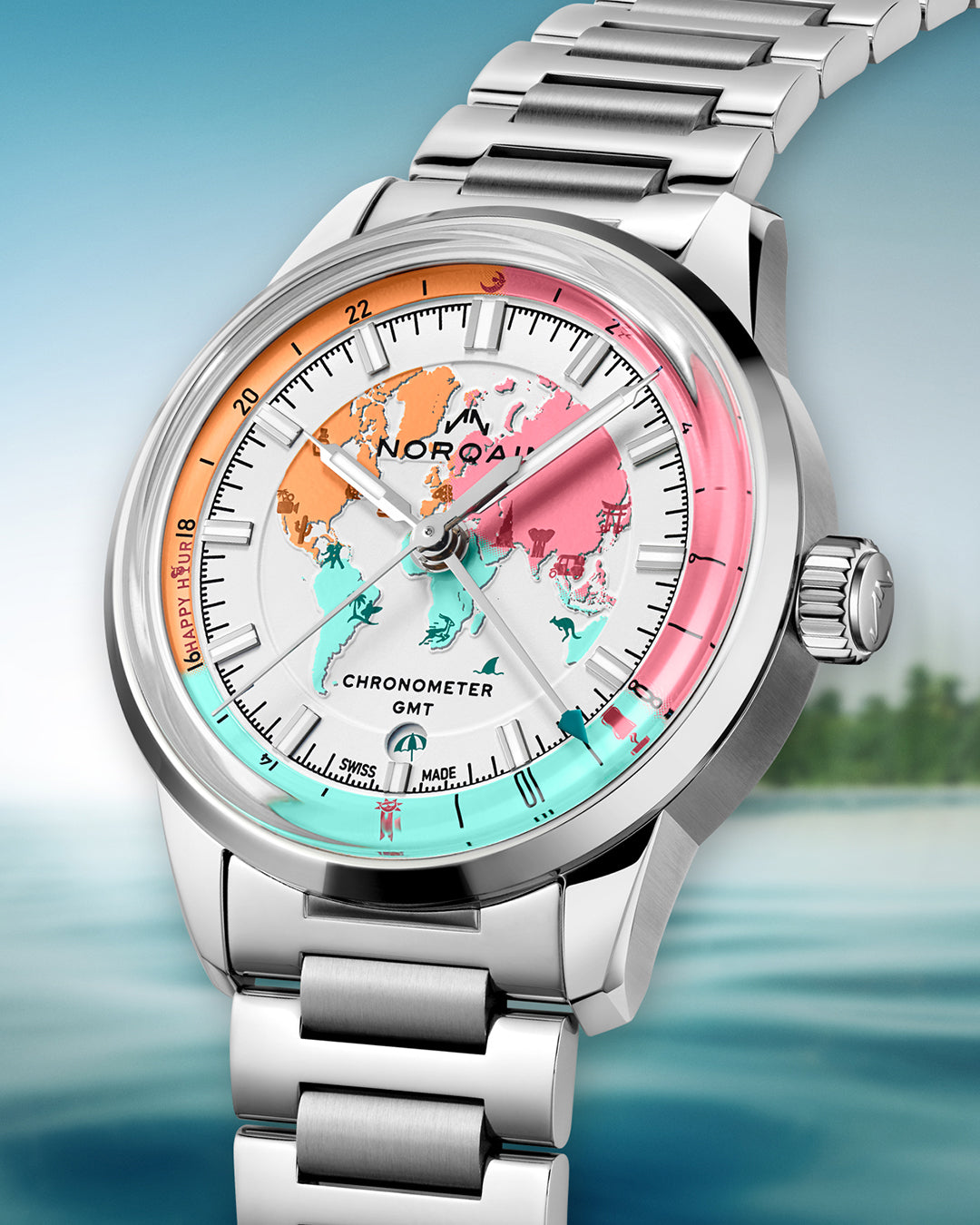 Introducing: The Norqain Freedom GMT Enjoy Life "Holiday" Limited Edition official image 4