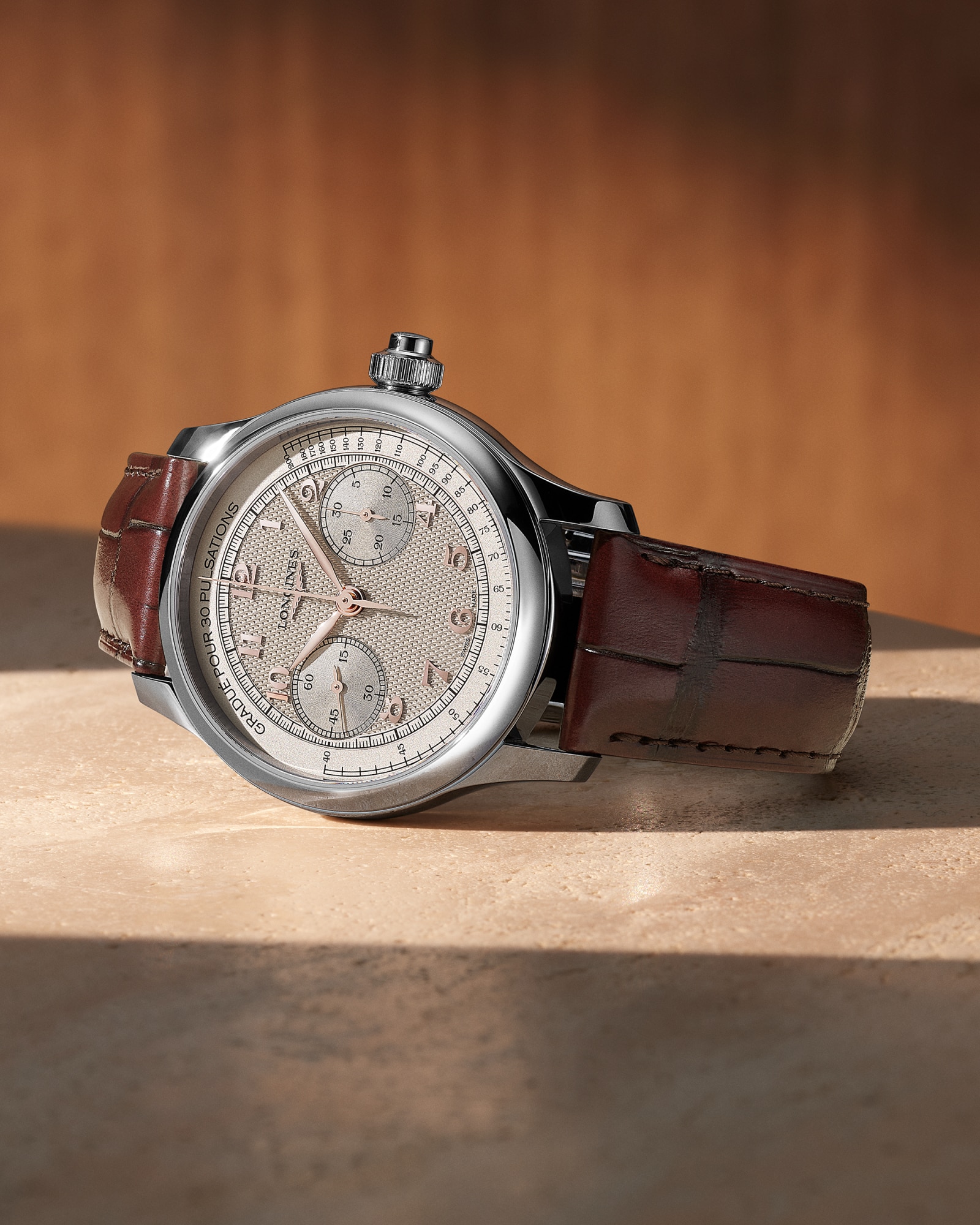 A Guide to the Longines Master Collection Chrono Monopusher L2.960.4.78.2 official image 3