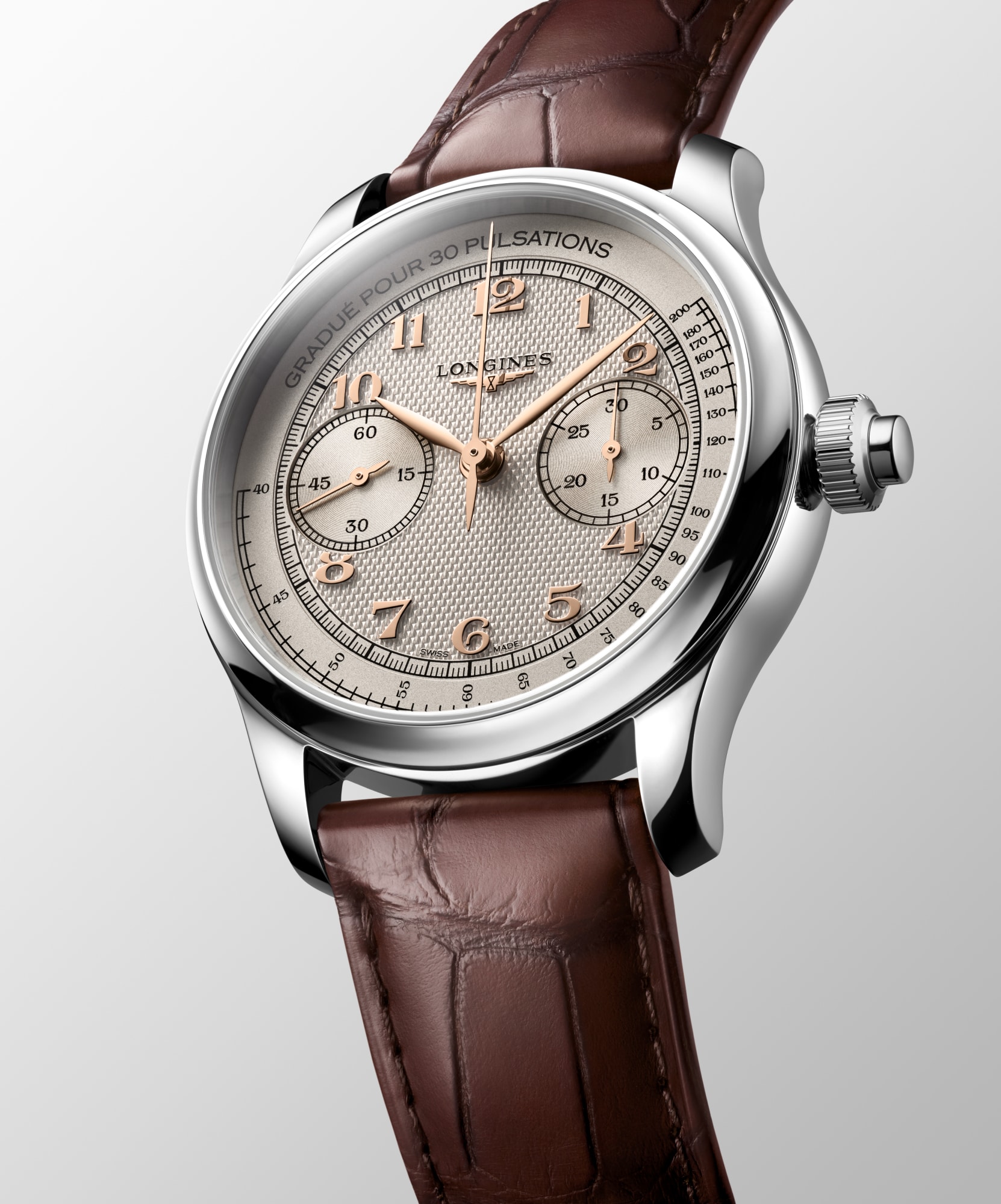 A Guide to the Longines Master Collection Chrono Monopusher L2.960.4.78.2 official image 4
