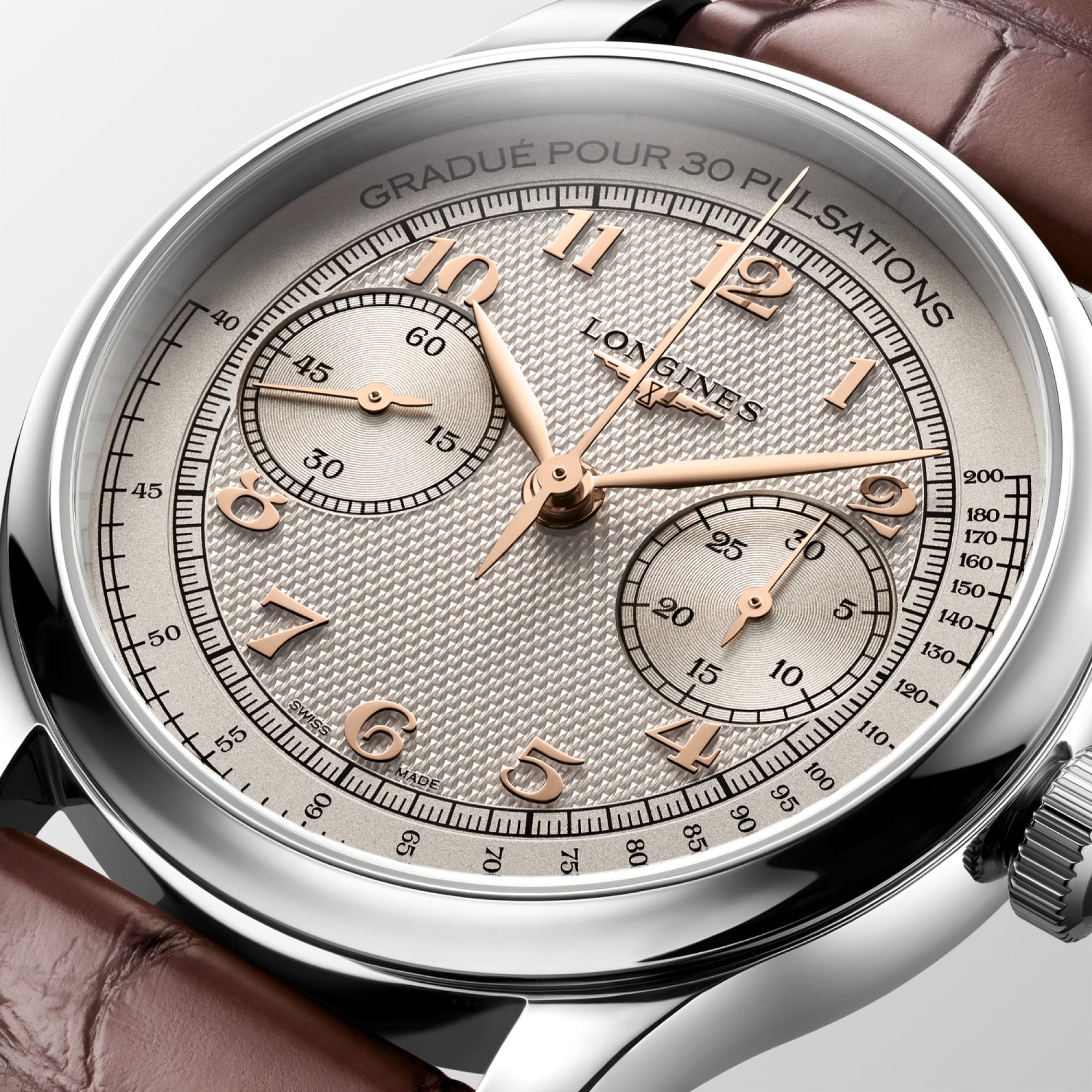 A Guide to the Longines Master Collection Chrono Monopusher L2.960.4.78.2 official image 2